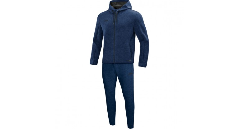 Беговый костюм JAKO Premium Basics с капюшоном Беговый костюм JAKO Premium Basics с капюшоном